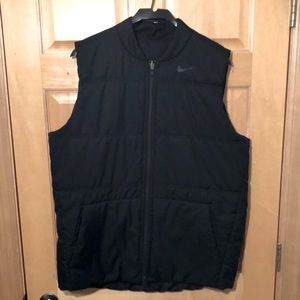Nike XL Black Puffer Golf Vest